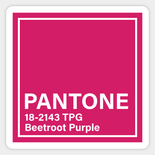 pantone 18-2143 TPG Beetroot Purple Sticker